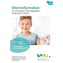 Elterninformation - Meningokokken Impfung | BVKJ Shop